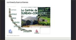 Desktop Screenshot of contree-durban-corbieres.com